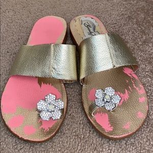COPY - Gold flip flops